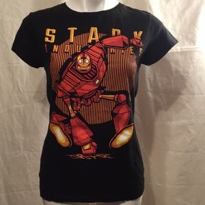 Stark industries iron man iron giant tee